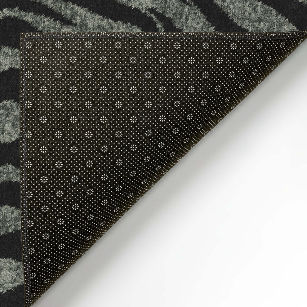 Indoor/Outdoor Mali ML1 Midnight Machine Washable 1'8" x 2'6" Rug