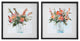 Uttermost Fresh Flowers Watercolor Prints Set of 2 41619