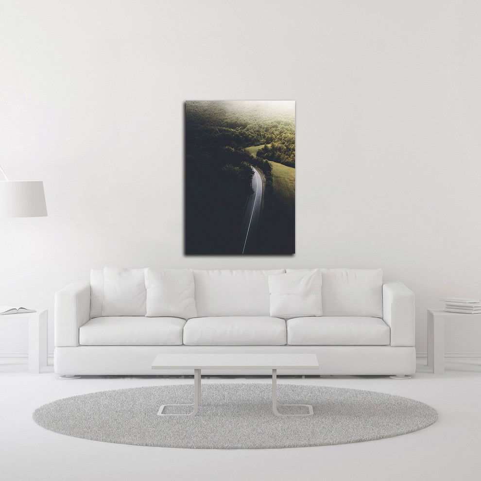 Road to Darkness by Design Fabrikken, Print on Canvas, 20"x28"