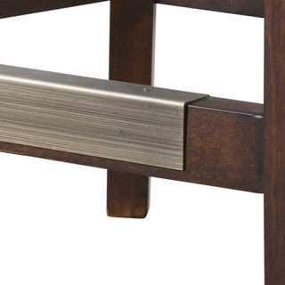 Uttermost 23443 Dariela 20"W Birch Wood Frame Kitchen Stool - Cream White /