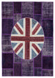 Rug N Carpet - Hand-knotted Oriental 5' 8'' x 8' 1'' Flag Patchwork Rug