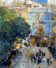 Frederick Childe Hassam A Square at Sevilla, 20"x25" Wall Decal