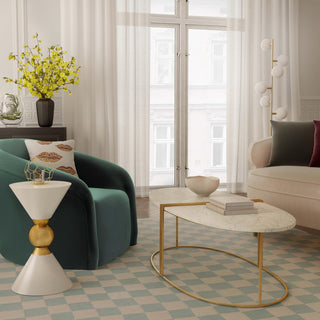Balhi White Side Table - White