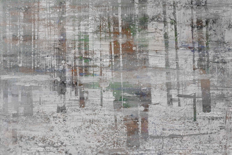 "Blizzard" Painting Print on Wrapped Canvas, 30"x20"