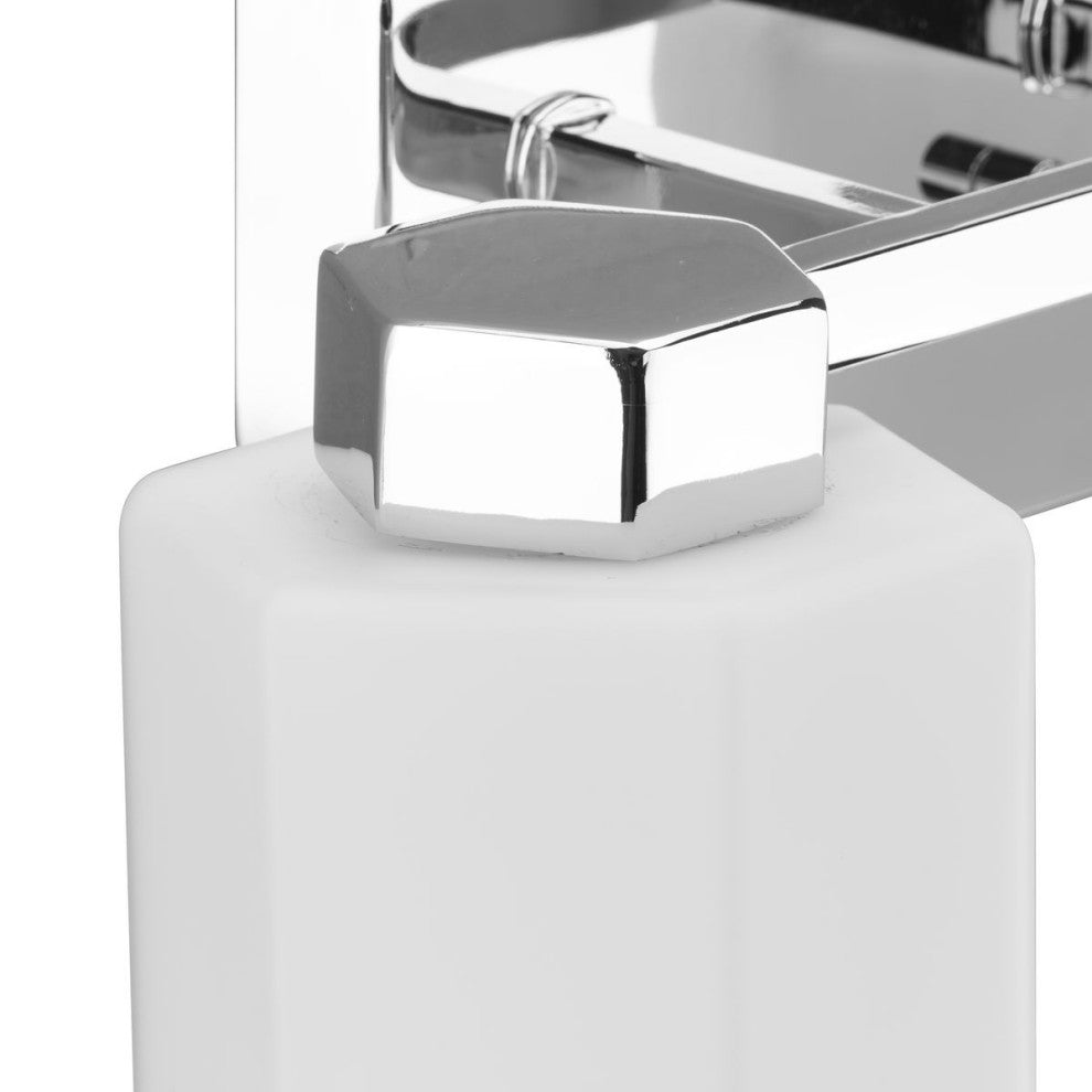 Estrada Collection 4-Light Contemporary Bath and Vanity Light, Polished Chrome