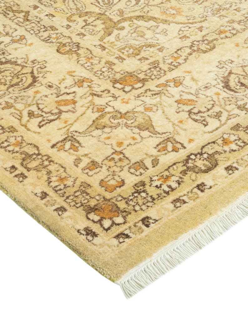 Elsie, One-of-a-Kind Hand-Knotted Area Rug Green, 6'3"x8'10"
