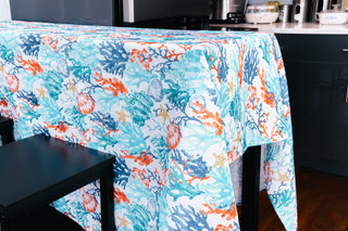 Coralee Indoor Outdoor 100% Polyester Tablecloth, 70" Round