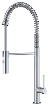 Karran All, One Farmhouse Quartz 34" Double Bowl Sink, White With Faucet