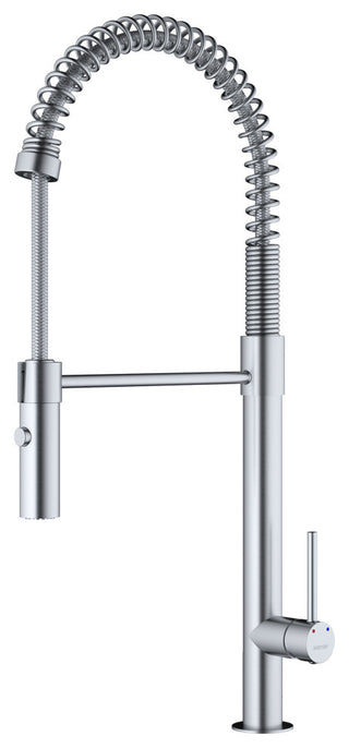 Karran All, One Farmhouse Quartz 34" Double Bowl Sink, White With Faucet