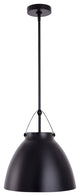Modern 1-Light Black Metal Pendant Light