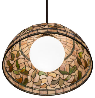 20W Tiffany Turning Leaf Pendant