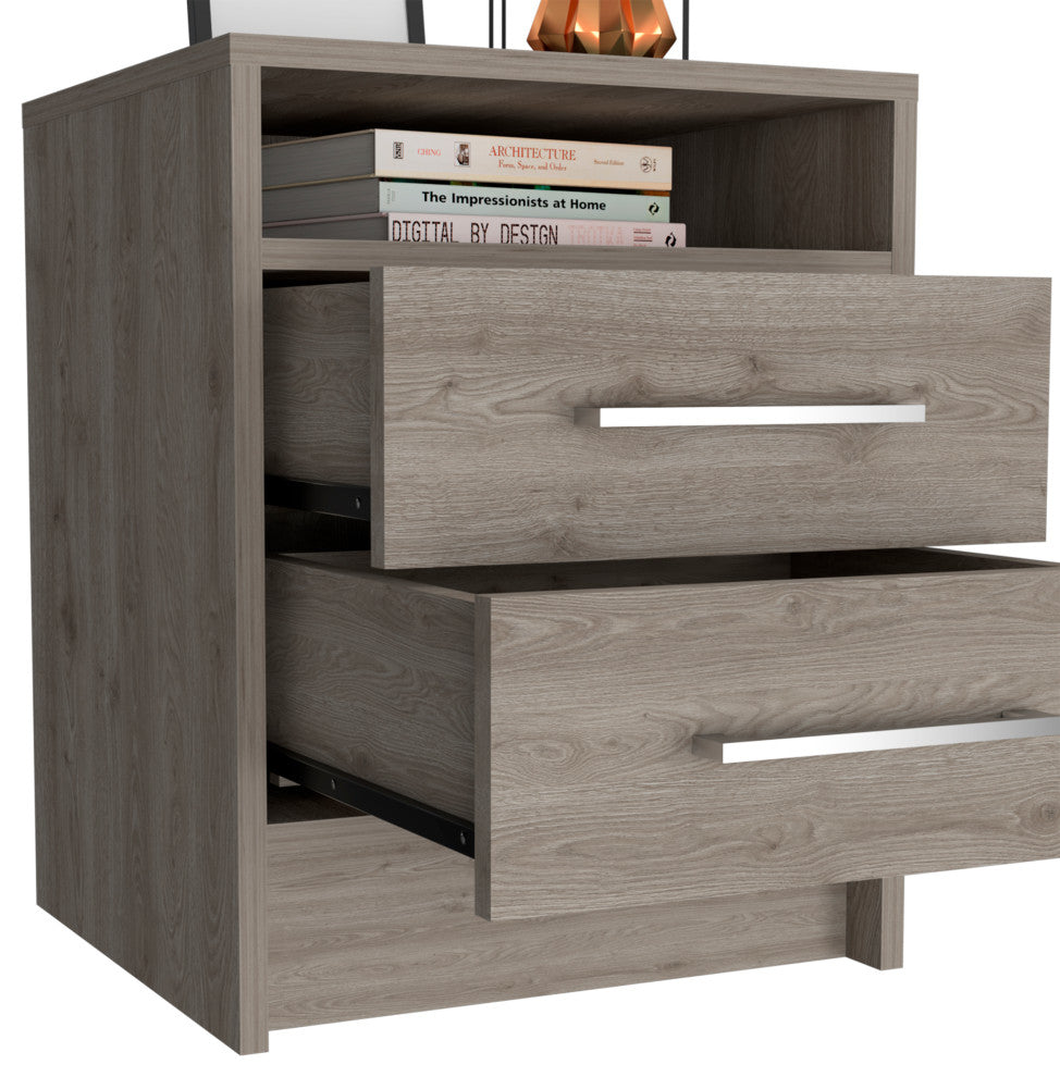 Leyva Nightstand, Light Gray