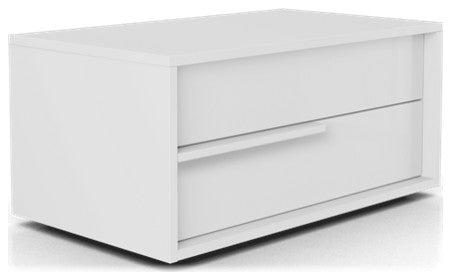 Harrow Nightstand Glossy White / Right-Facing