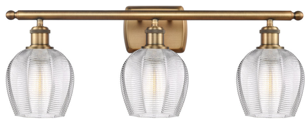 Innovations 516-3W-BB-G462-6-LED 3 Light Bath Vanity Light, Brushed Brass