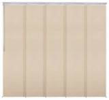 Maxene 5-Panel Track Extendable Vertical Blinds 58-110"W