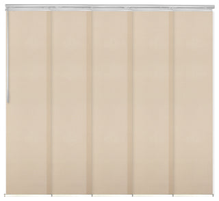 Maxene 5-Panel Track Extendable Vertical Blinds 58-110"W