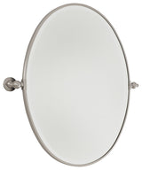 Minka Lavery 1431 19-1/2" W x 24-1/2" H Oval Framed Bathroom - Brushed Nickel