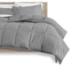 Bare Home 8-Piece Bed-in-a-Bag Split Sizes, Light Gray, White, Split Queen
