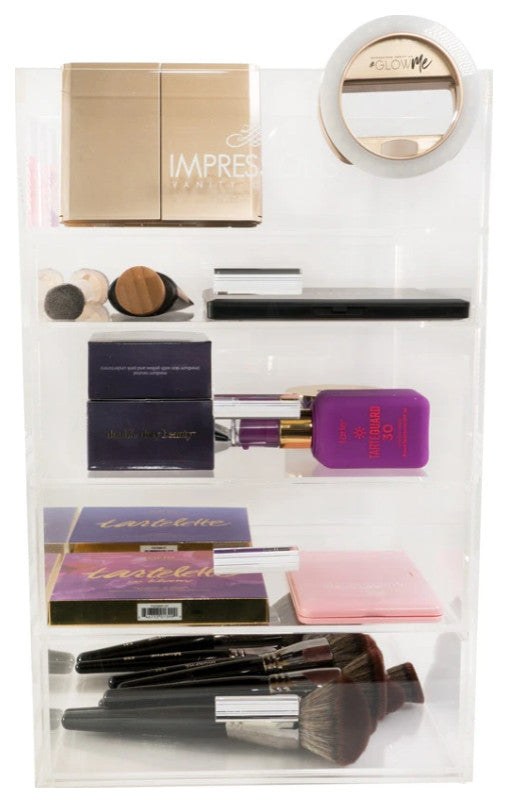 5-Tier Acrylic Makeup Organizer With Open Top