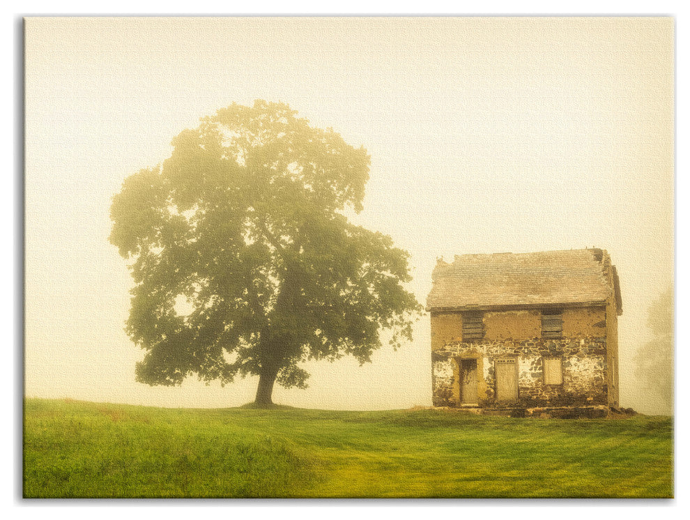 Country Style Prints: Abandoned House on Adams Dam Rd Rural, 18" X 24"
