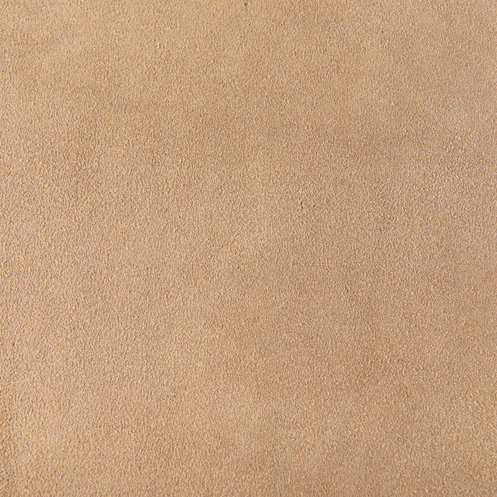 Direttore Light Brown Genuine Leather Seat with Black Metal Frame Bar Stool