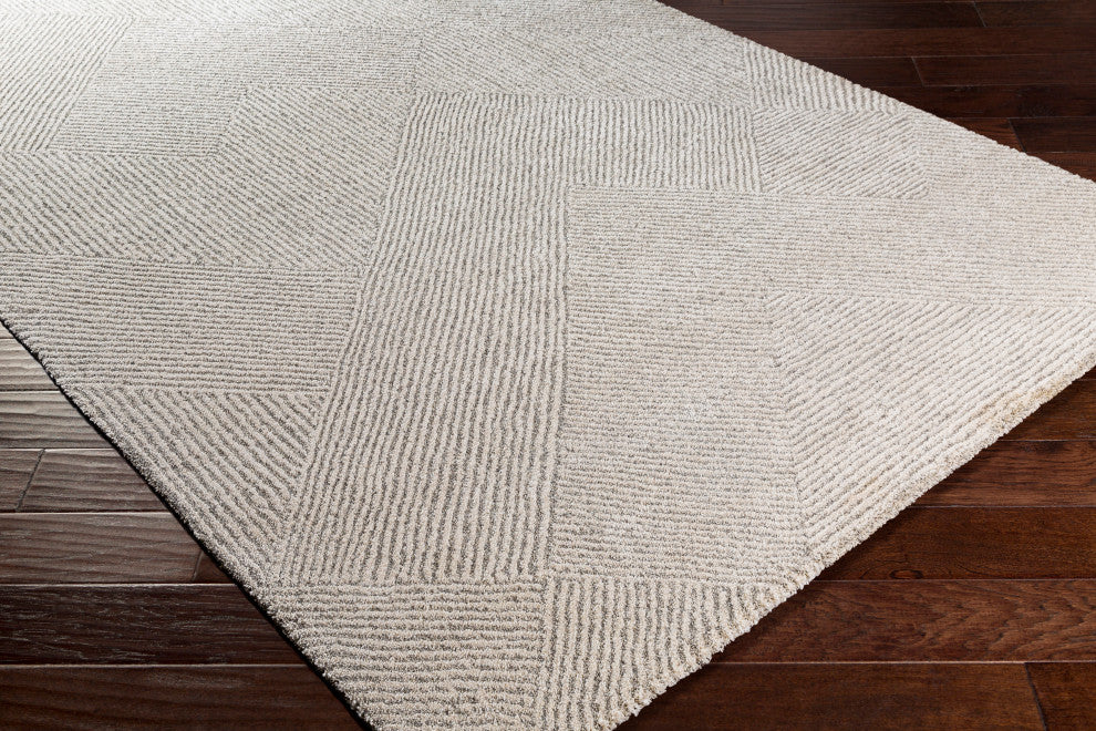Surya Gavic GVC-2304 Modern Area Rug, 9' x 12' Rectangle