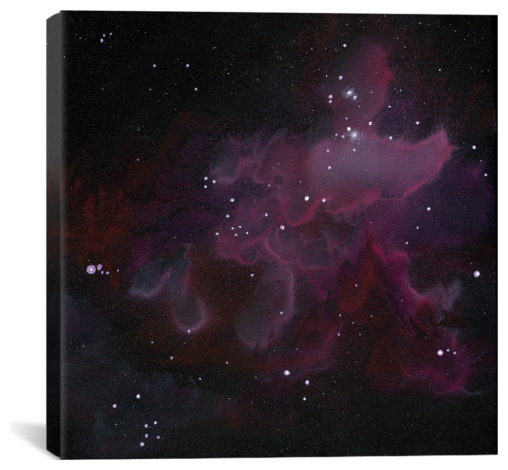 "Nebula One" by Emily Magone, 18"x18"