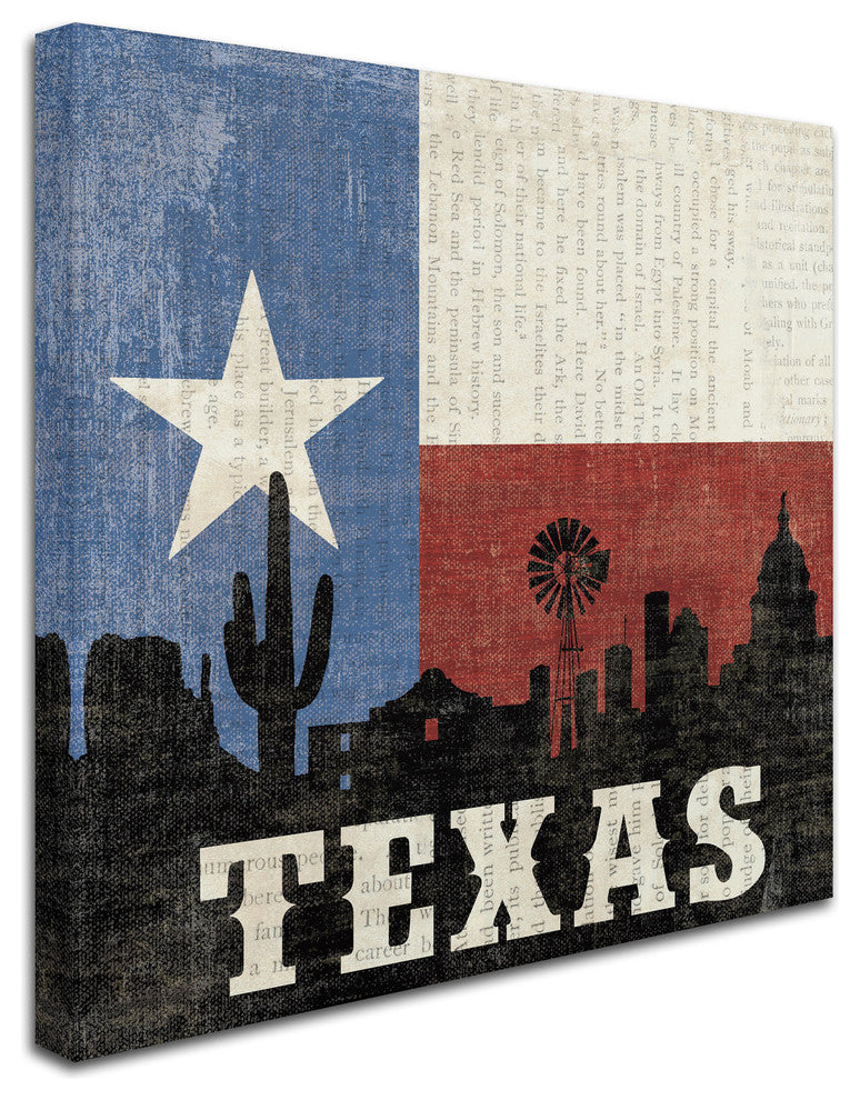 'Texas' Canvas Art by Moira Hershey