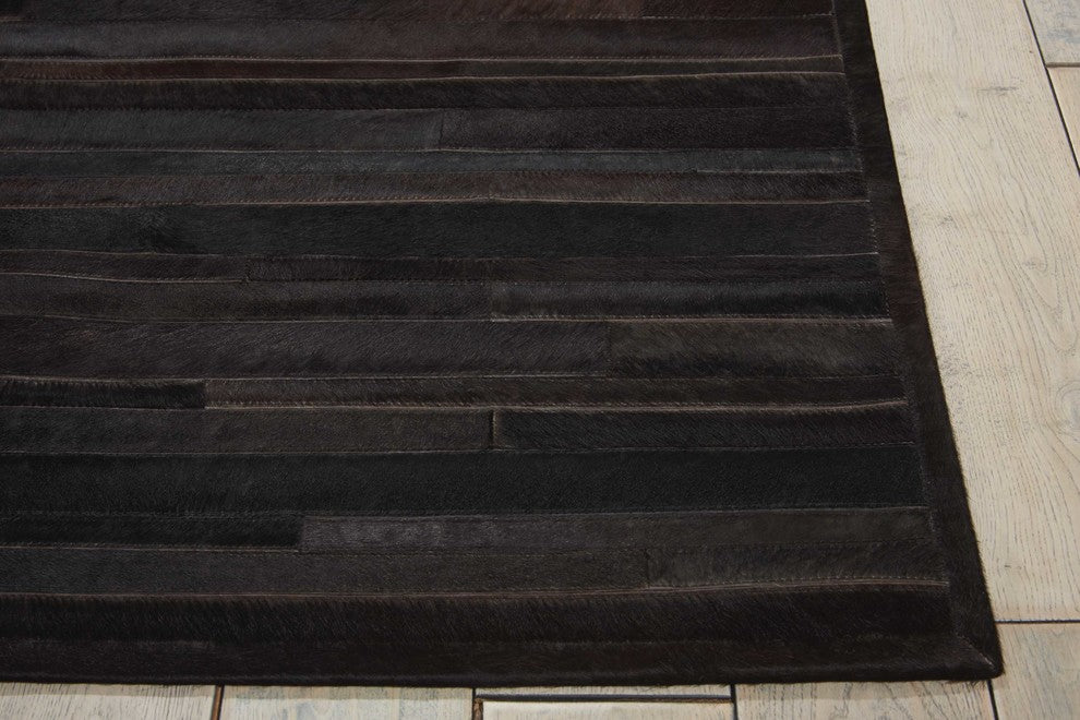 Calvin Klein Home Prairie Black Area Rug By Nourison, 5'6"x7'5"