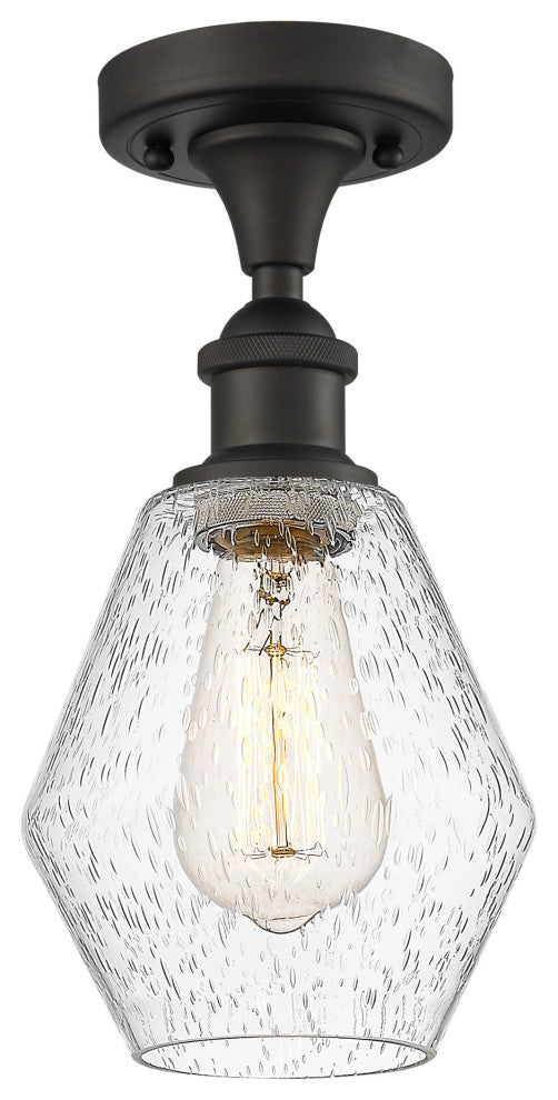 Innovations 516-1C-OB-G654-6 1-Light Semi-Flush Mount, Oil Rubbed Bronze