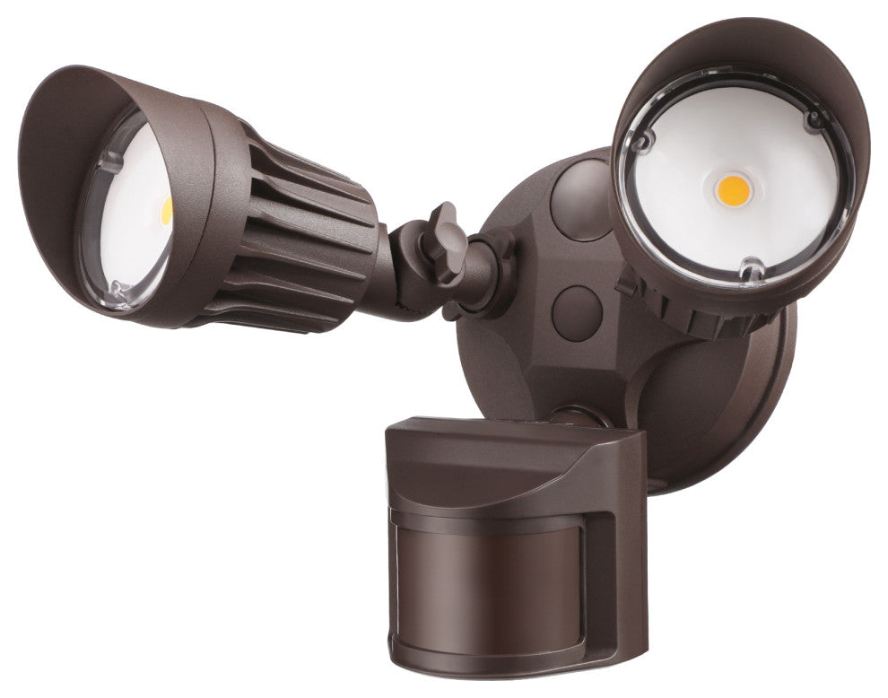 LEONLITE LED Security Light, 5000K Daylight, Bronze