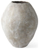 Kyros Natural Wash 28" Earthy Ceramic Oval Vase