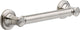 Delta BathSafety 12" Traditional Decorative ADA Grab Bar, Stainless, 41612-SS