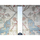 White Ziegler Mahal Hand Knotted Pure Wool Round Oriental Rug, 7'11"x8'