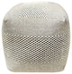 Off-white Hand-woven Westerfeld Pouf, 18" Cube