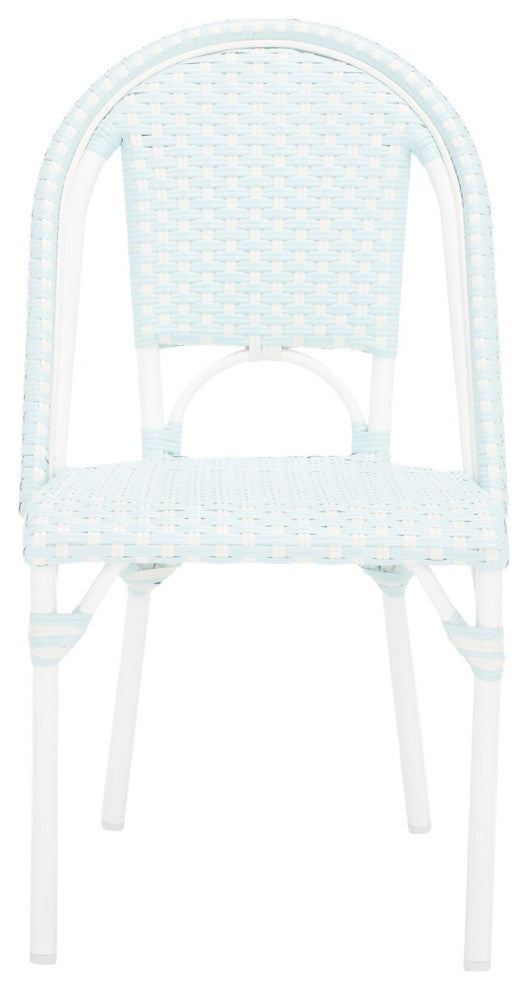 Safavieh California Side Chair, Baby Blue / White