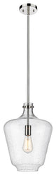 Innovations 493-1S-PN-G504-12 Norwalk 1 Light Mini Pendant, Polished Nickel