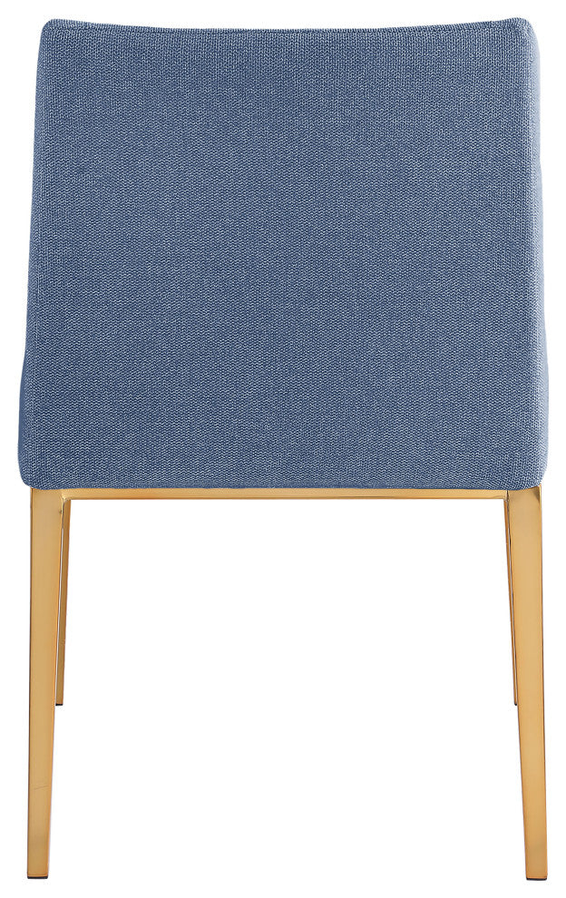 Haines Polyester Fabric Dining Chair, Navy