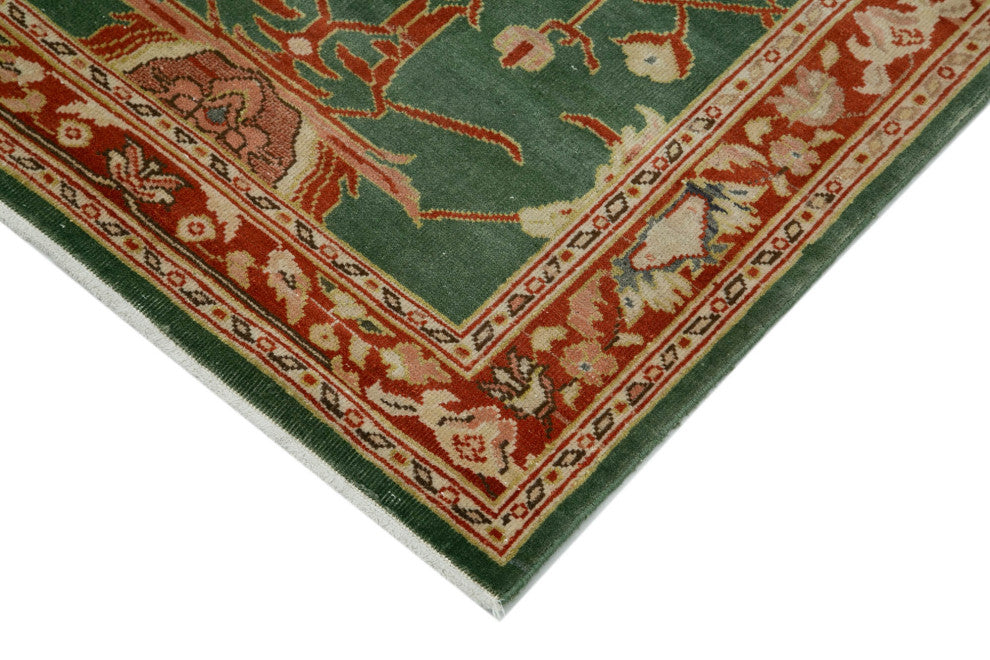 Rug N Carpet - Hand-Knotted Oriental 2' 11" x 11' 9" Runner Oushak Area Rug