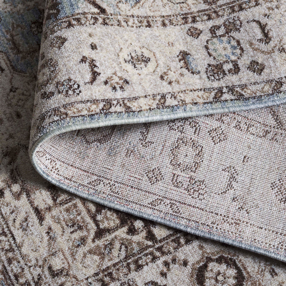 Safavieh Antique Patina ANP644 Rug, Grey/Blue, 4'x10'