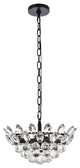 Elegant Lighting Emilia 3-Light Pendant Black