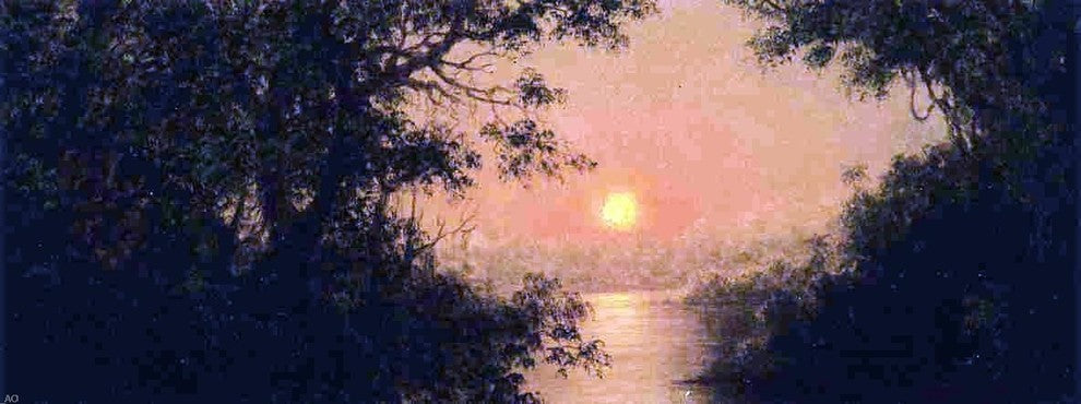 Martin Johnson Heade Sunset Wall Decal