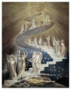 "Jacob's Ladder" Digital Paper Print by William Blake, 14"x18"
