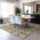 Indoor/Outdoor Kendall KE7 Beige Machine Washable 5' x 7'6" Rug