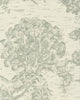 Ort Toile Fabric, Seafoam