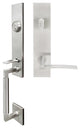 Horizon Lever, Tubular Entry Handleset, Left Hand, Satin Stainless Steel
