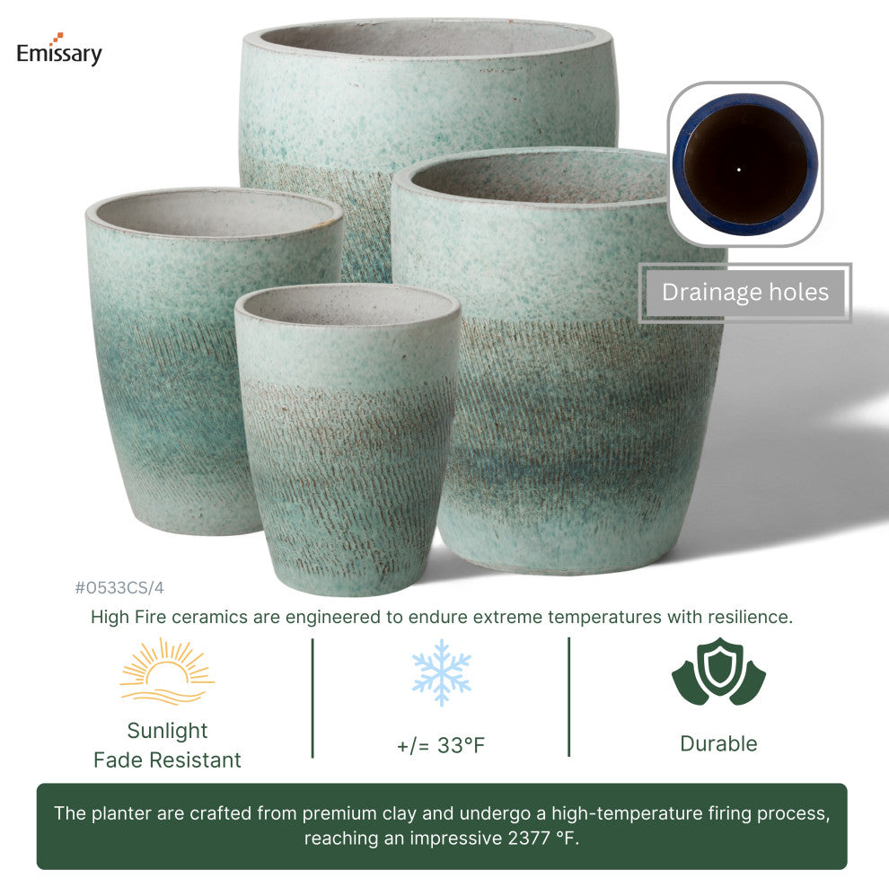 Bullet Planter Coastal Splash