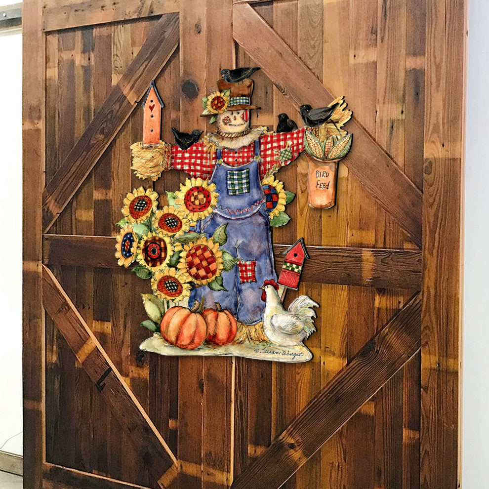 Bethany Scarecrow Halloween Door Decor