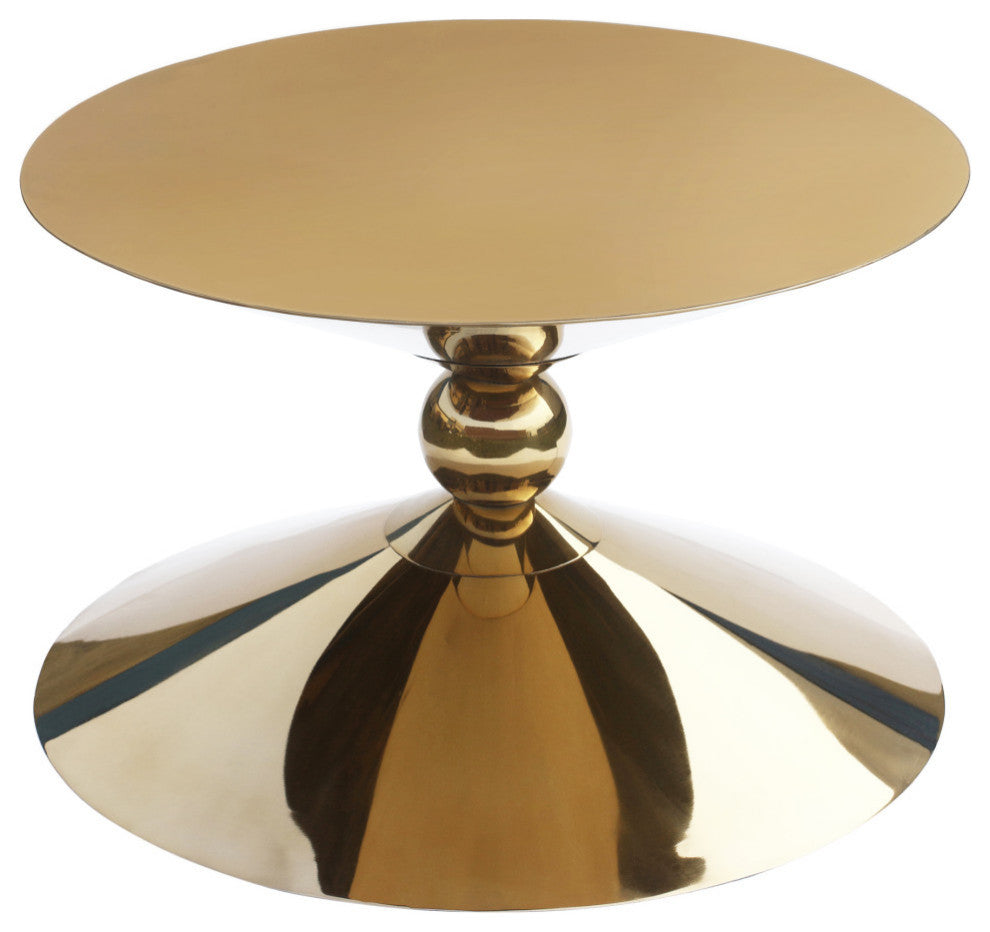 Malia Iron Coffee Table, Gold