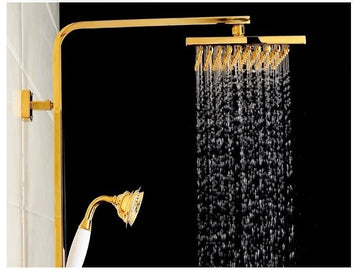 Arsizio Classic Luxury Gold Brass Bathroom Shower Set
